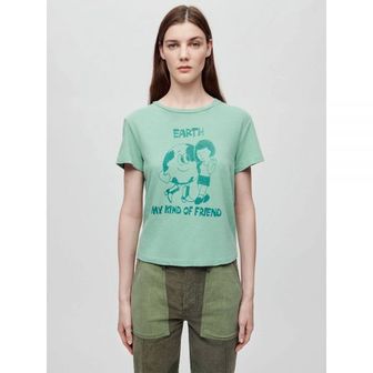  리던 RE DONE CLASSIC TEE EARTH SEAFOAM NERDN5TS106-MT 1021763