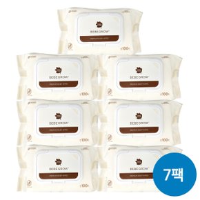 베베그로우 물티슈 캡형 100매 X 7개