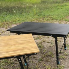 야외 캠핑 높이조절 경량 접이식 롤 테이블
