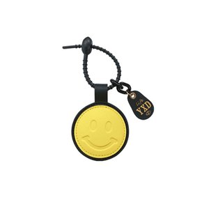 가죽 케이블 타이 스마일 러브 키링 (RR109)