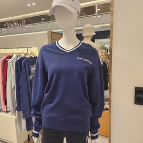 SPORTY & RICH V-NECK COTTON CREWNECK 맨투맨 GFW11L010