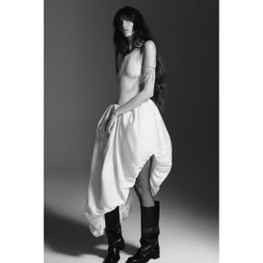 ZARA 자라 우먼 애시메트릭 컴바인드 니트 드레스 원피스 에크루 1223701712 1223701 1428880