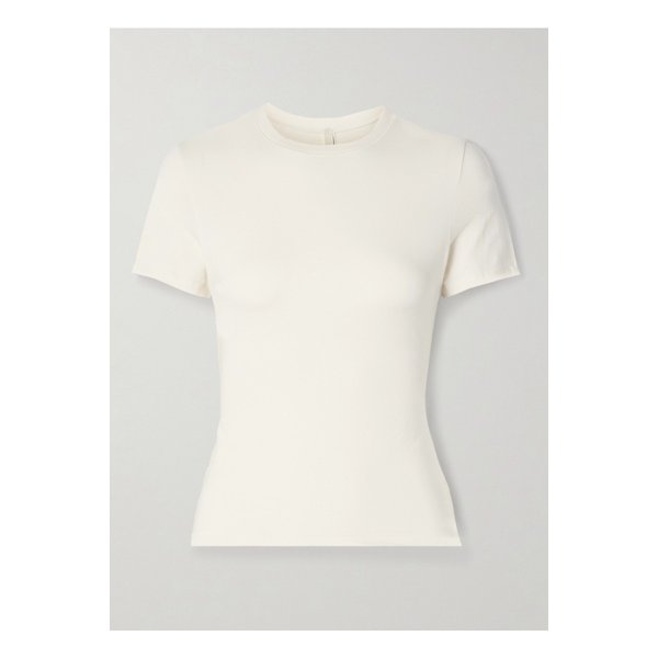 스킴스 스트레치 코튼 저지 티셔츠 마블 아이보리 1647597335695466