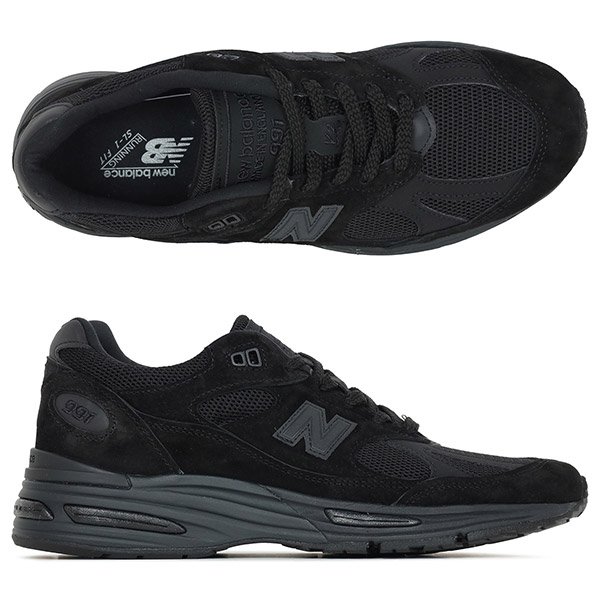 [부산점] 25FW 블랙 메이드인UK 991 V2 스니커즈 U991KK2