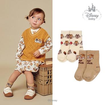 디즈니베이비 [디즈니베이비 겨울신상]디즈니칩앤데일중말2SET(BEIGE)_79Q77600221