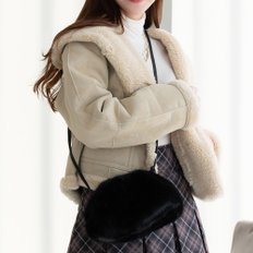 프롬헤븐 파파고 귀여운 퍼가방 여성 미니크로스백
