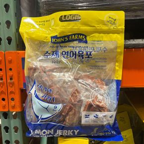 코스트코 존스팜스 애견용 연어저키 육포 800g(100g x 8개) 반려견 말랑 간식 강아지간식 강아지껌