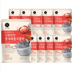 시원한맛 꽃게 해물 국물팩 130g 10봉 국산 다시팩 육수팩