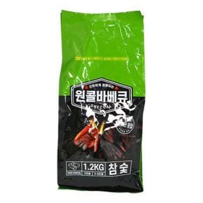 원콜 바베큐 참숯1.2kg