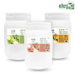 티없이맑은집 천연 세탁세제 구연산+산소계표백제+베이킹소다 용기형 1kg X 3 총 3kg