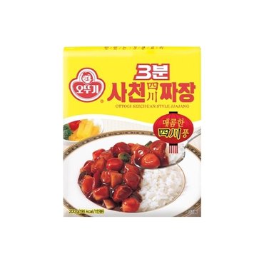  오뚜기 3분 사천짜장 200g x 24개