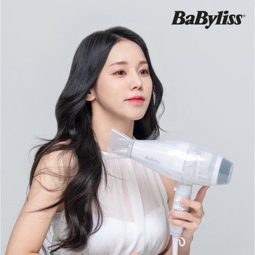 바비리스 [1Day배송][바비리스] D2990WK 시스루 화이트 1800W 드라이어