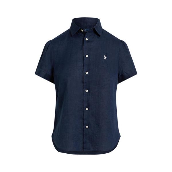 여성 리넨 숏 슬리브 셔츠(WMPOSHTNDO21187410)