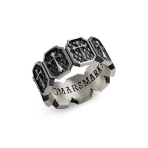 Black Cross Ring