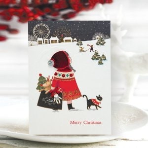 바보사랑 FS1029-5 크리스마스 카드 트리 산타 성탄절 루돌프