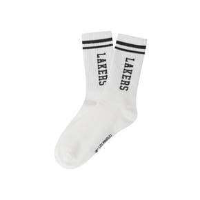 라인 세로워딩 HIGH SOCKS N265AO227P