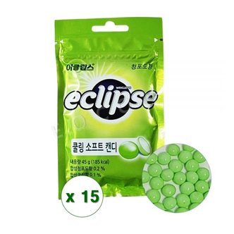  마즈 이클립스 쿨링 소프트 캔디 청포도향 45g x 15개