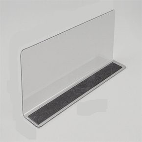 L형 칸막이 자석형 20X6CM 1P 냉장고투명칸막이정리함 업소용냉장고정리트레이 냉장고칸막이 음료칸막이