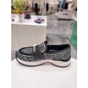 [제주점] 슈콤마보니Tweed slip-on sneakers(black)DG4DA23530BLK