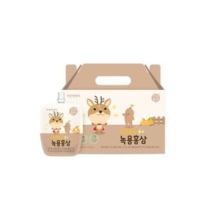 튼튼쑥쑥 어린이 녹용홍삼 40ml 30팩 1박스 /키즈녹용 /키즈홍삼 /어린이 녹용홍삼 / 천호식품