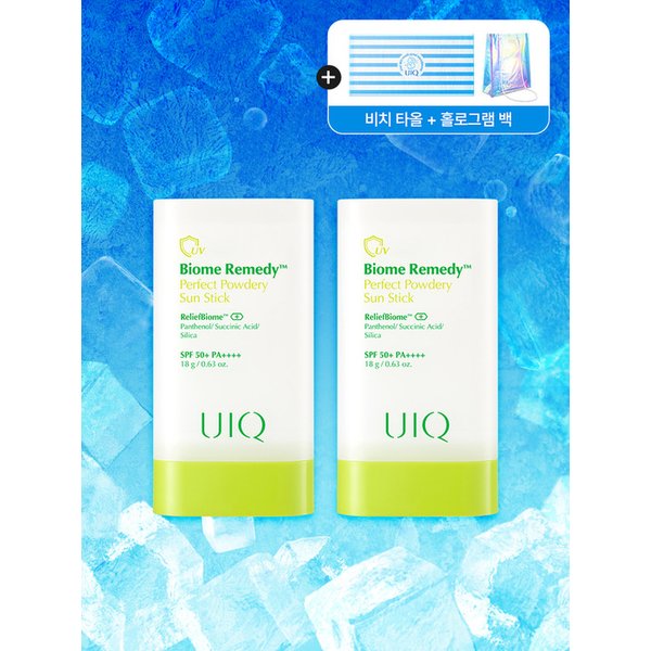 [비치타올+홀로그램백증정]선스틱 더블 기획
