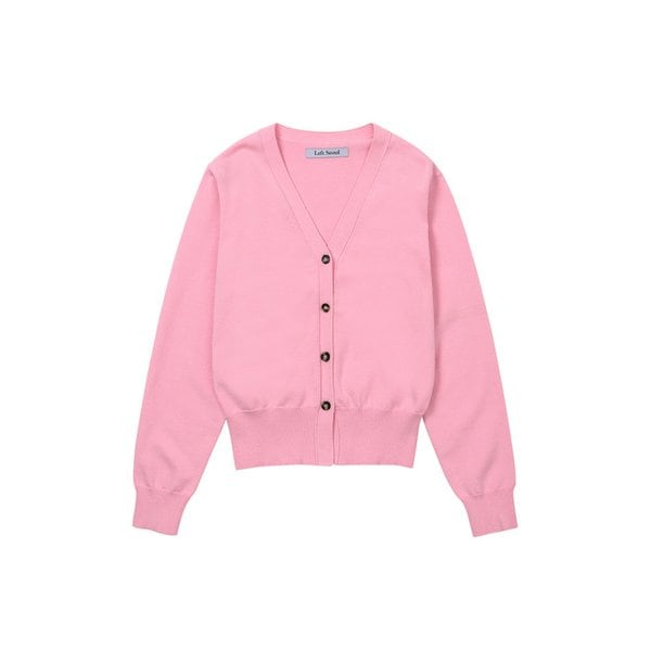 스탠다드핏 베이직 가디건 [핑크]