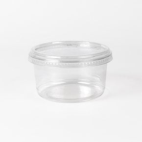 KP-12 투명 디저트컵 델리컵 과일 쿠키 포장 배달 100세트 (용기+뚜껑)