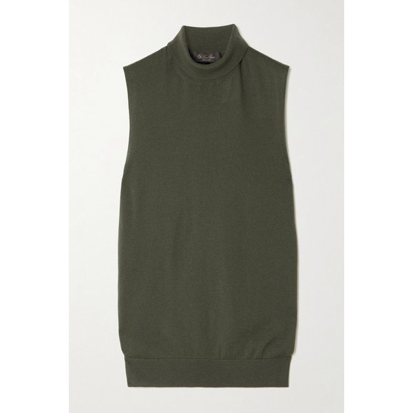 피우마 캐시미어 터틀넥 탱크 톱 46376663162909478