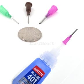 순간접착제 메탈노즐 1개입 대중소 주사기 록타이트401 순접 금속 에칭 모형 프라모델 건담