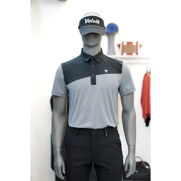 [여주점] 골프웨어 남성 골프 폴로 반팔 티셔츠 SPF97