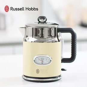 레트로 커피포트 전기포트 크림베이지 RH-2167C