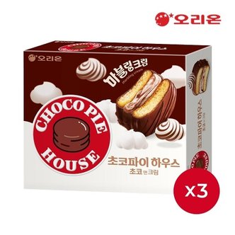  초코파이하우스 초코앤크림 12P(408g) x 3개