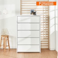 품질인증  정품자재사용/ 퍼스웰 로이스 UV하이그로시 5단서랍장(NC_013)