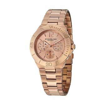 이스퀘어 4441000 Stuhrling Original Aquadiver Rose Dial Ladies Watch