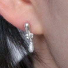 [E240102] B-link Sparkle Combi Dangle Earrings