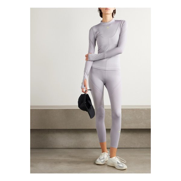 바이스텔라매카트니 트루퍼포즈 퍼포레이티드 스트레치 저지 탑 1647597343818725