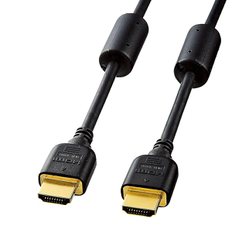 산와 서플라이 고속 HDMI 케이블 1.5m 블랙 KM-HD20-15FC