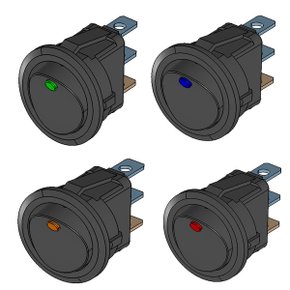 LED 스위치 시소스위치 락커스위치 12V 전용 원형 매