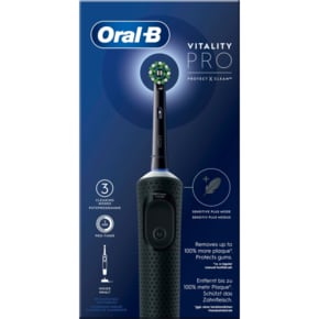 오랄비 Oral-B 전동 칫솔 바이탈리티 프로 2분타이머 블랙, 1개