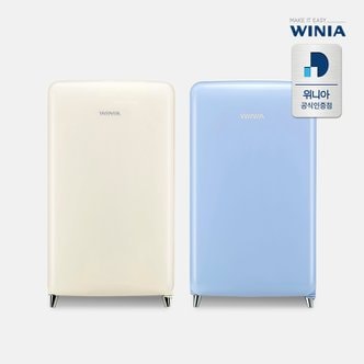 위니아 [공식_본사무료설치] 위니아 칵테일 프리미엄 소형 냉장고 ERT118CC(A) 2colors