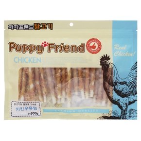 치킨간식 사사미 치킨 우유껌 300g