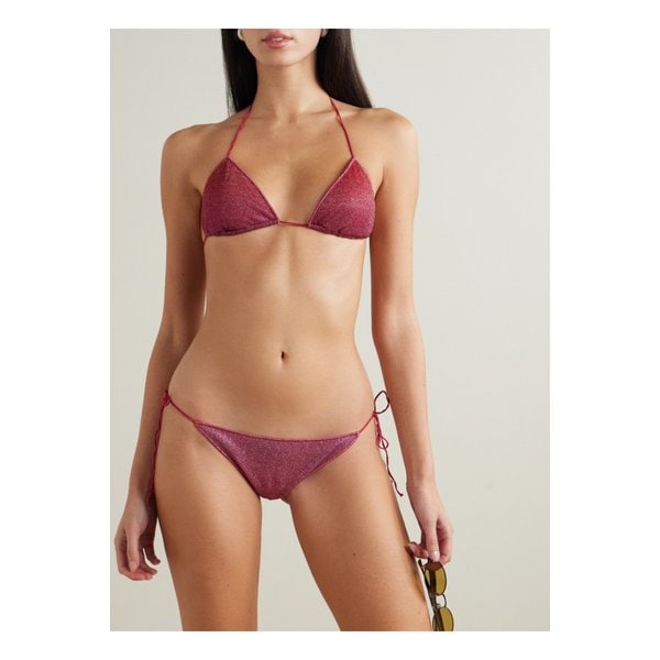 뤼미에르 메탈릭 트라이앵글 비키니 핑크 1647597353560203