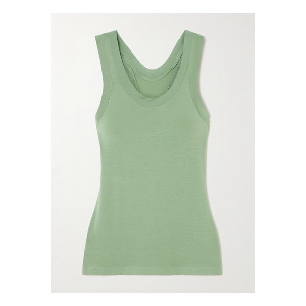 노마카말리 스트레치 저지 레이서백 탱크 그린 1647597359122561