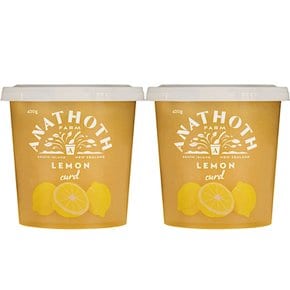 아나토스 팜 레몬 커드 잼 스프레드 Anathoth Farm Lemon Curd 420g 2개