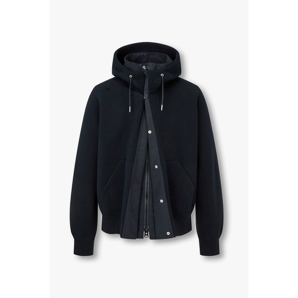 남성 스폰지 스웨트 그로스그레인 후디 (블랙) 6425301131000