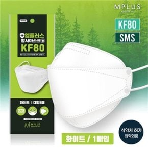 엠플러스 KF80 대형 마스크 1매입 국내산/식약처인증 (8612229)
