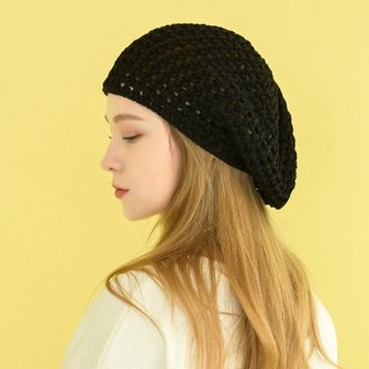 hat'scompany 니트매쉬 베레모 망사 여성 여름 모자