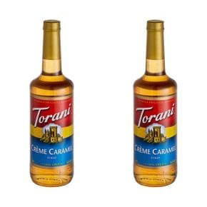 미국직구 Torani 토라니 크림 카라멜 시럽 750ml 2팩 Creme Caramel