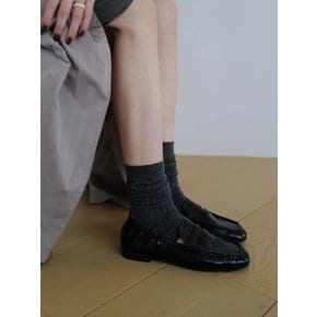 리플 셔링 로퍼 Ripple Shirring Loafer