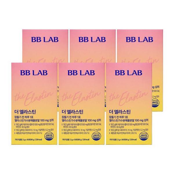 비비랩 더 엘라스틴 2g 30포 6개/mjc (S46342425)